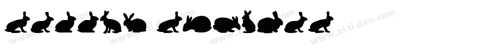 Rabbit Regular字体转换
